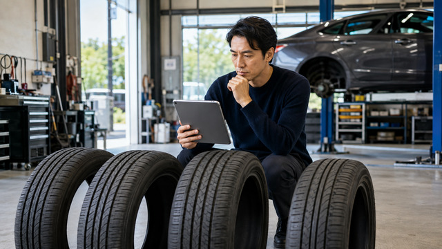 プレミアムタイヤの長所と短所を比較するドライバー